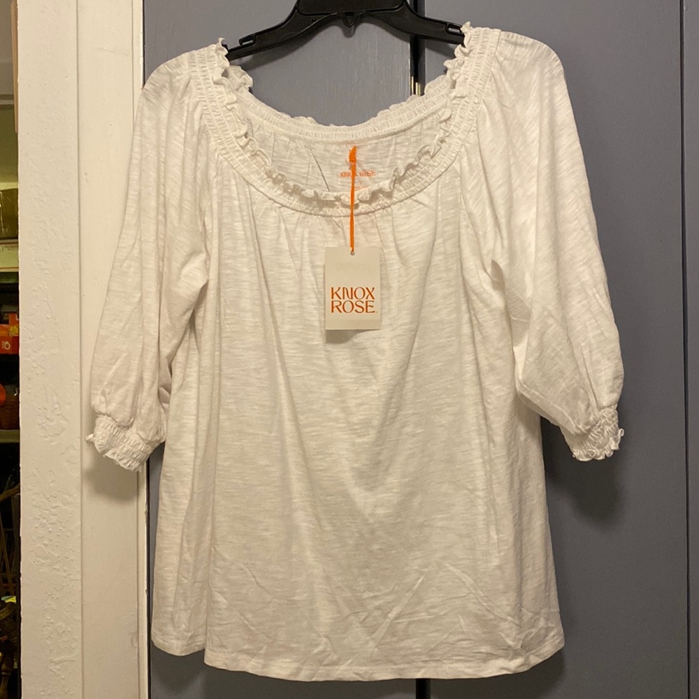 Knox Rose NWT White Blouse